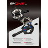 EXUSTAR Pedali MTB EXUSTAR E-PM245 in Termoplastica Nero
