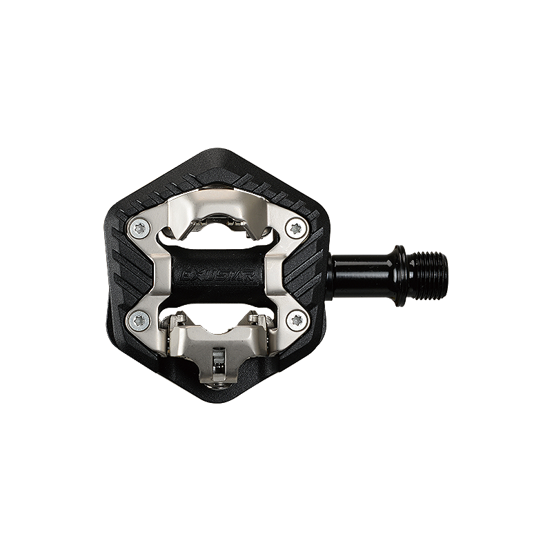 EXUSTAR Pedali MTB EXUSTAR E-PM245 in Termoplastica Nero
