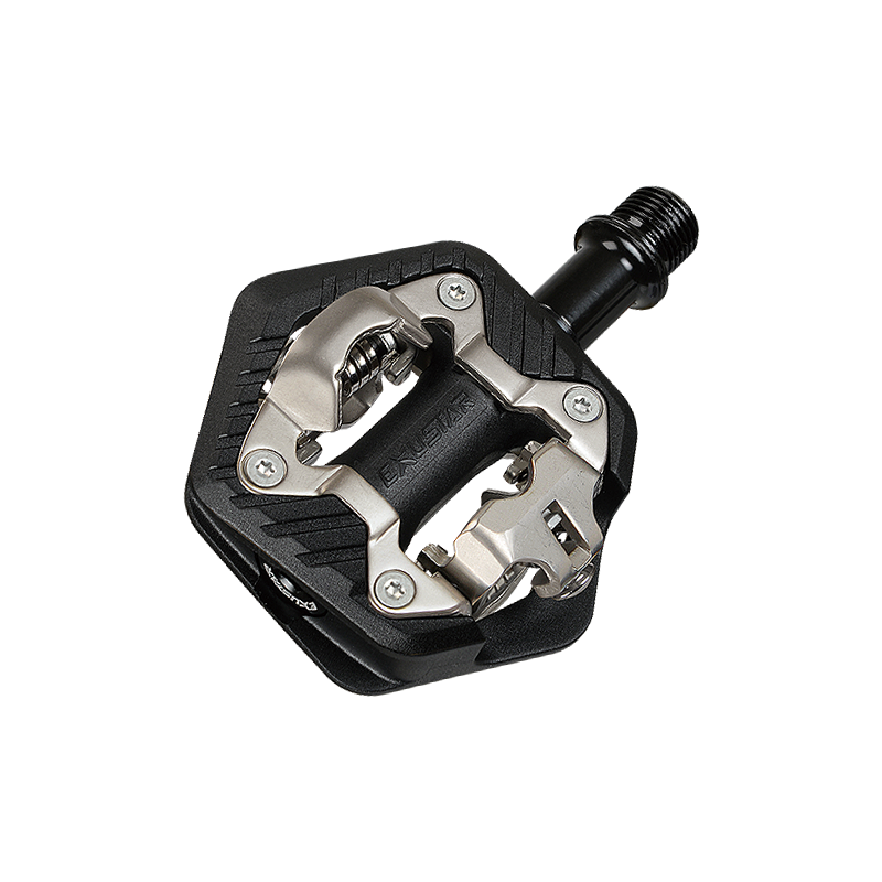 EXUSTAR Pedali MTB EXUSTAR E-PM245 in Termoplastica Nero
