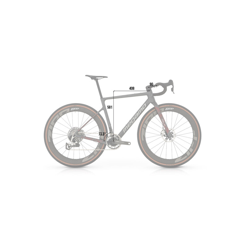 Megamo Gravel bike MEGAMO SILK 01 AXS carbon superlight RIVAL powermeter 1x12v AXS 2025