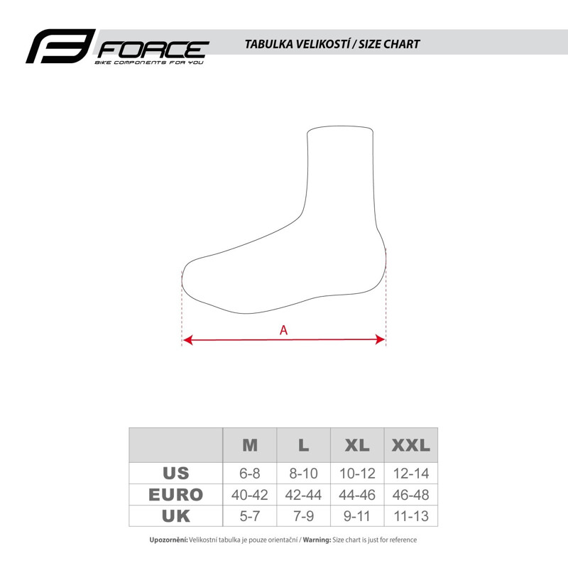 Force Copriscarpe ciclismo neoprene FORCE SLEET MTB  nero