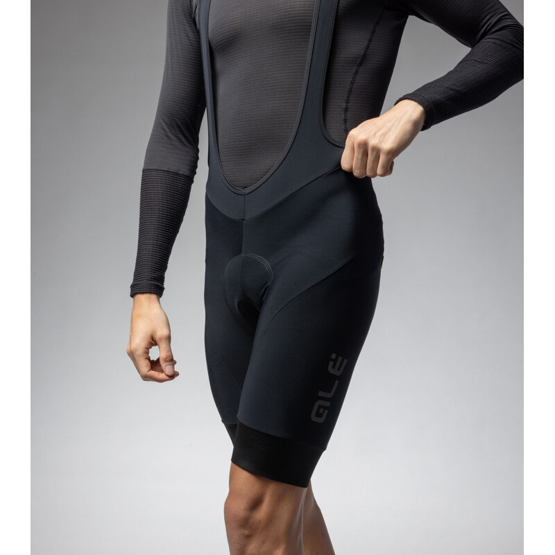 ALE' Pantalone invernale ciclismo ALE' SOLID WINTER nero nero 2025