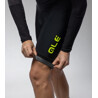 ALE' Pantalone invernale ciclismo ALE' SOLID WINTER nero giallo fluo 2025