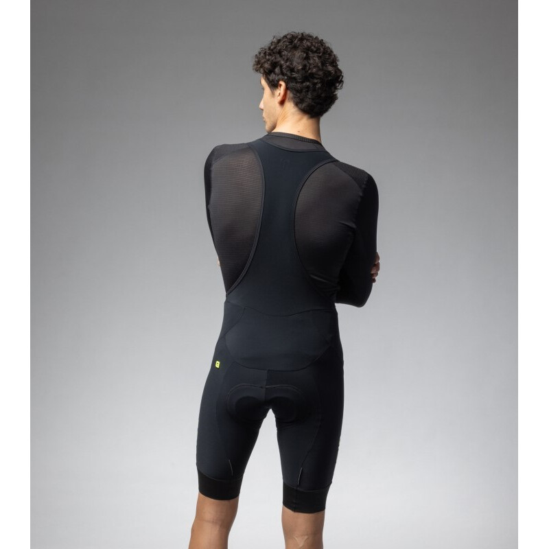 ALE' Pantalone invernale ciclismo ALE' SOLID WINTER nero giallo fluo 2025