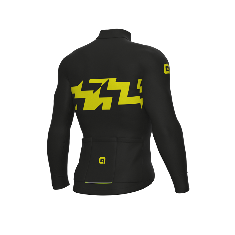 ALE' Maglia maniche lunghe invernale ALE' SOLID READY giallo fluo