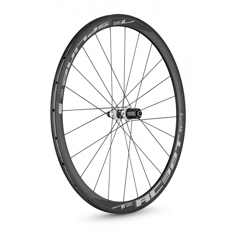Ruota DT SWISS RC 38 carbonio SPLINE Tubolare posteriore SHIMANO