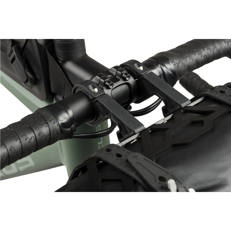 AGU Borsa anteriore al manubrio bikepacking AGU EXTREME PRO Nero 9,6 litri Waterproof con supporto in alluminio