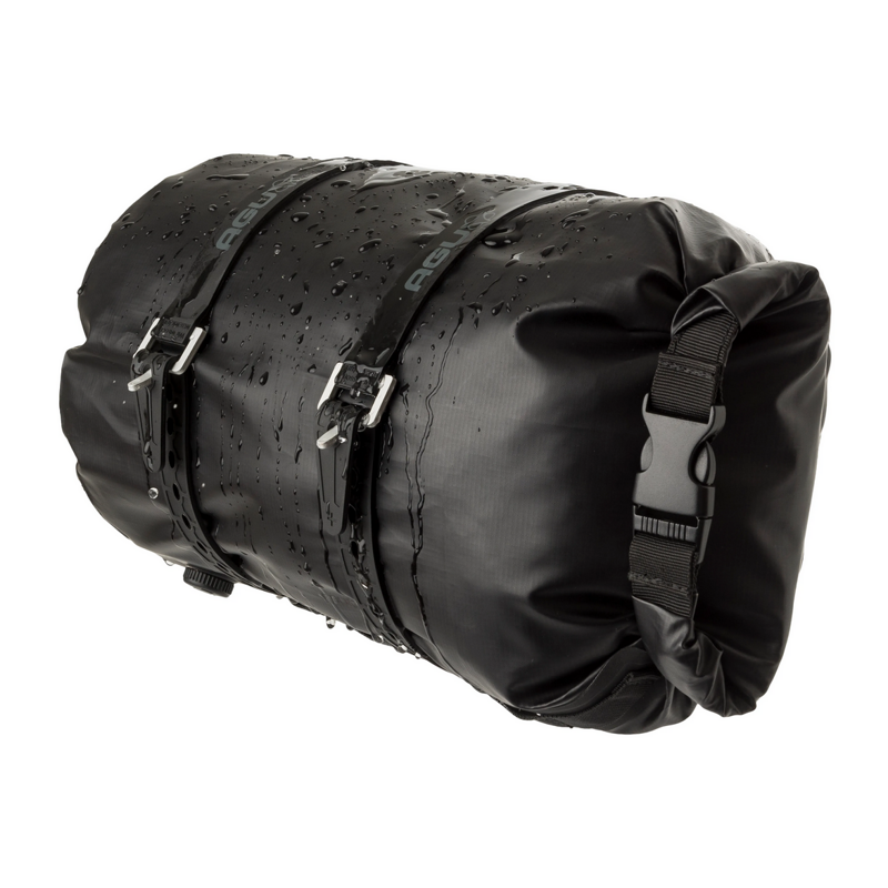 AGU Borsa anteriore al manubrio bikepacking AGU EXTREME PRO Nero 9,6 litri Waterproof con supporto in alluminio