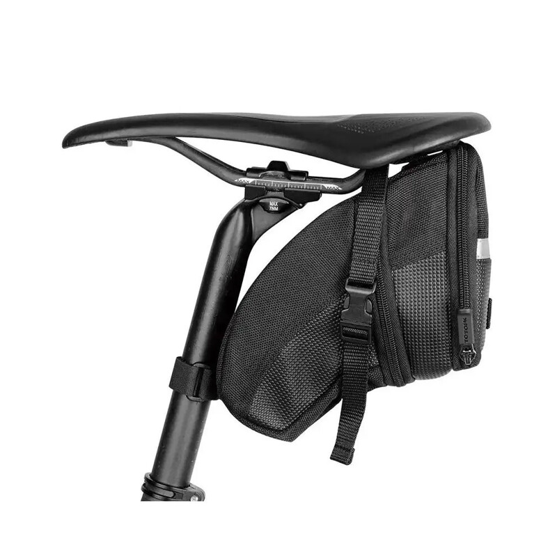 Topeak Borsello sottosella Aero Wedge Pack Large (1,48-1,97 L) con cinturino in velcro