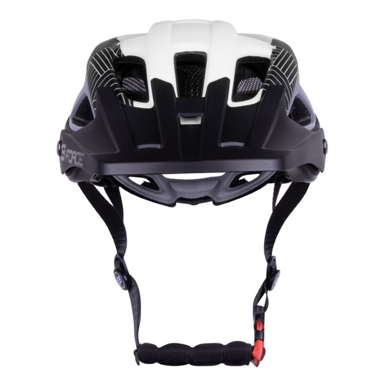 Force Casco MTB Enduro All Mountain FORCE AVES bianco nero