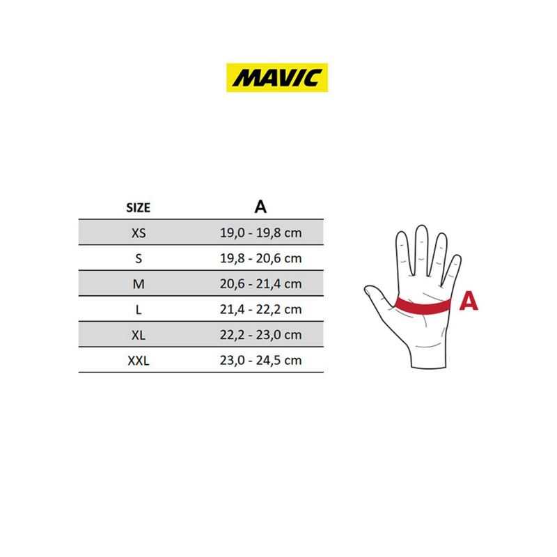 MAVIC Guanti ciclismo MAVIC COSMIC bianco