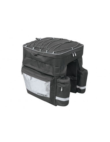 18023 - FORCE BORSA BICI POSTERIORE  PORTAPACCHI TARGET 32 litri