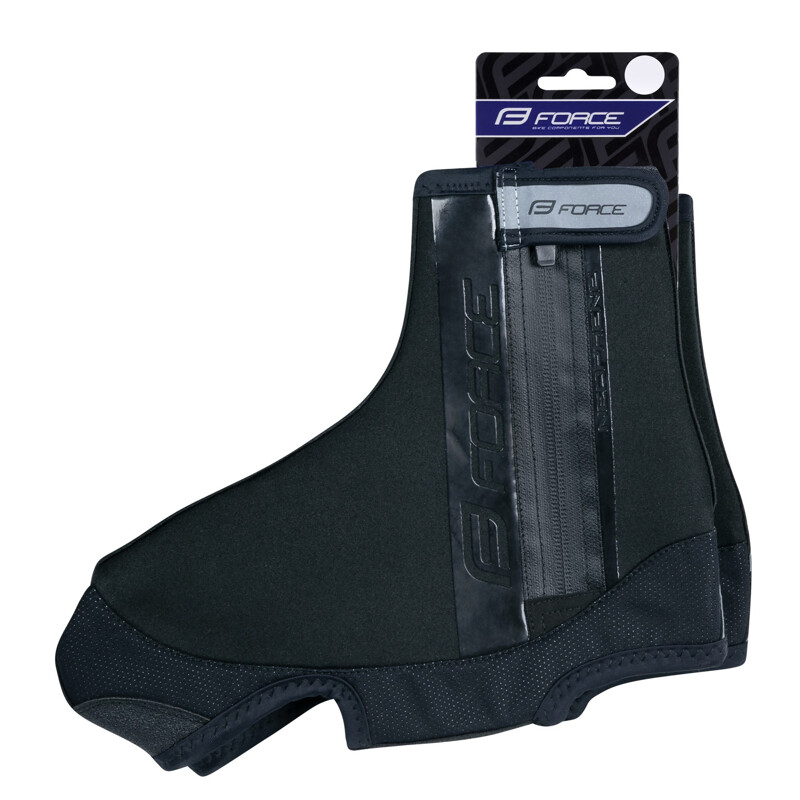 Force Copriscarpe ciclismo antivento antipioggia FORCE NEOPRENE ROAD nero