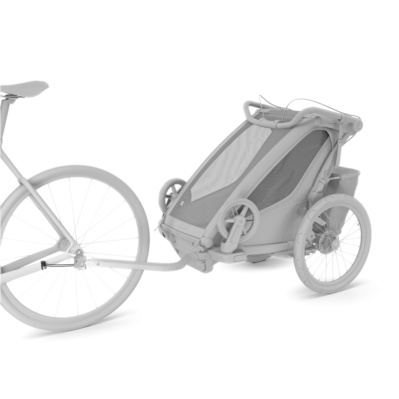 Thule Accessorio carrellino THULE axle mount ezHitch™ plate with quick release skewer