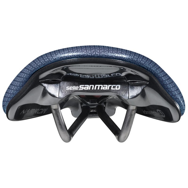 SELLE SAN MARCO Sella bici Selle San Marco SHORTFIT 2.0 Supercomfort Open-Fit Racing Narrow Xsilite BLUE