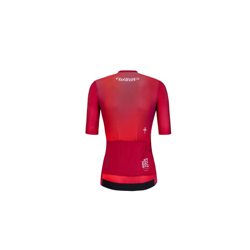 WILIER Maglia bici ciclismo WILIER donna AURORA CHERRY RED