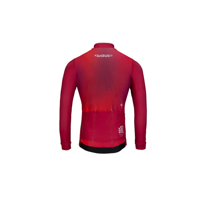 WILIER Maglia maniche lunghe bici ciclismo WILIER uomo AURORA RED