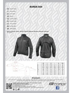 18133 - FORCE GIACCA X64 WINDPROOF BLACK 2