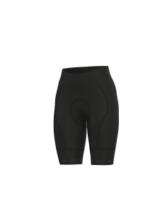 Pantaloncini ciclismo donna senza bretelle ALE' PR-E STRADA nero 2025