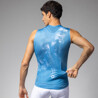 ALE' Maglia ciclismo senza maniche ALE' PR-E MIRROR azzurro 2025