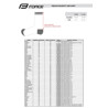 Force Calzini multisport lunghi FORCE COLOR bianco 19 cm