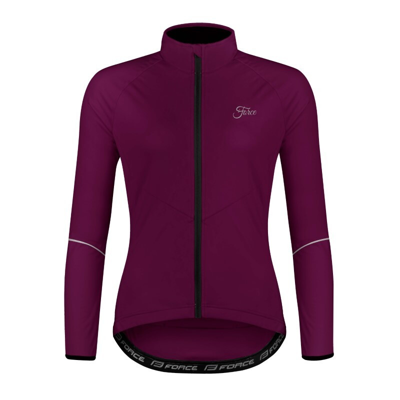 Force Giacca antipioggia antivento guscio FORCE ARROW softshell PURPLE donna