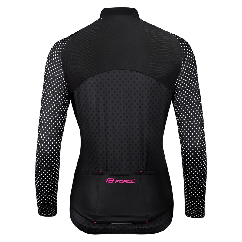 Force Maglia ciclismo FORCE donna POINT LADY manica lunga