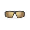  Occhiali ciclismo RUDY PROJECT AGENT Q HI Altitude Black Mat/Multilaser Gold