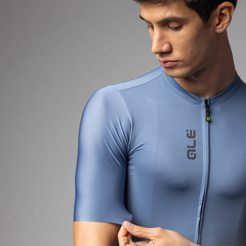 ALE' Maglia ciclismo ALE' COLOR BLOCK PRAGMA steel blue 2026