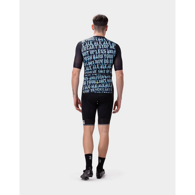 ALE' Maglia ciclismo ALE' SOLID RIDE blu