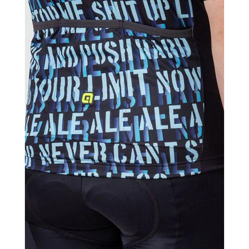 ALE' Maglia ciclismo ALE' SOLID RIDE blu