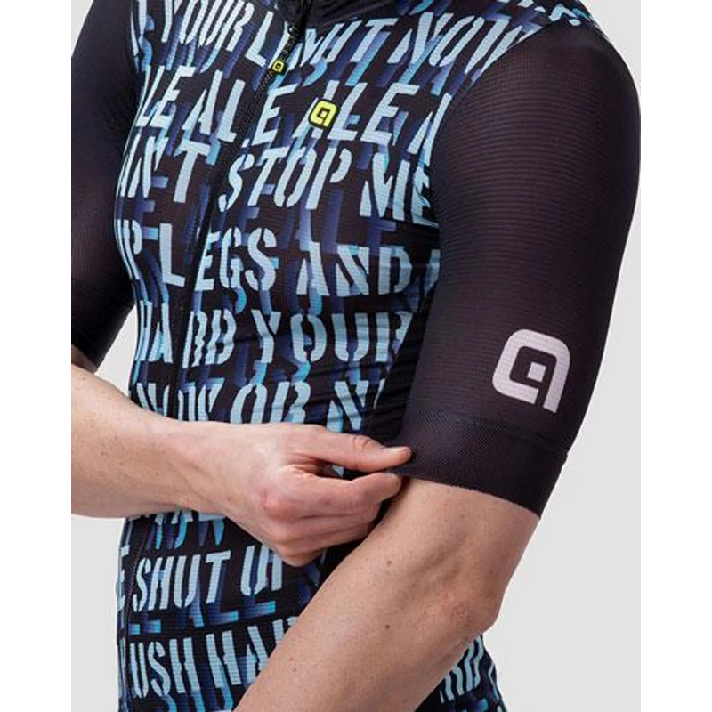 ALE' Maglia ciclismo ALE' SOLID RIDE blu