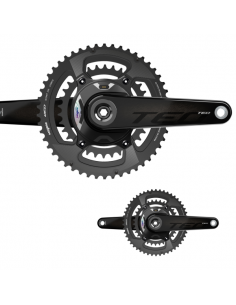 Misuratore di potenza guarnitura MAGENE TEO P515 con corone 50/34 52/36 53/39 in carbonio