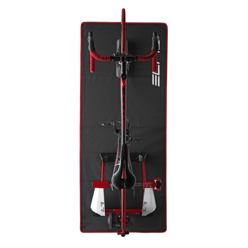 Tappeto per rulli bici ELITE TRAINING MAT BLACK/RED