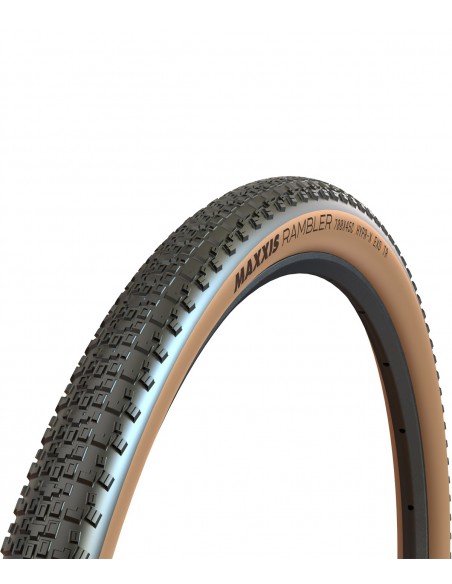 Copertone Maxxis Rambler 700x45c EXO TR Tanwall nero/para 120TPI