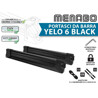 MENABO' Porta sci per barre da tetto MENABO' YELO 6 NS sci 4 snowboard SCORREVOLE NERO