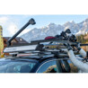 MENABO' Porta sci per barre da tetto MENABO' YELO 6 NS sci 4 snowboard SCORREVOLE NERO