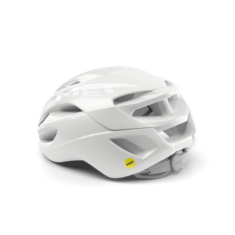MET Casco bici da strada Met Rivale MIPS 2026 absolute white edition