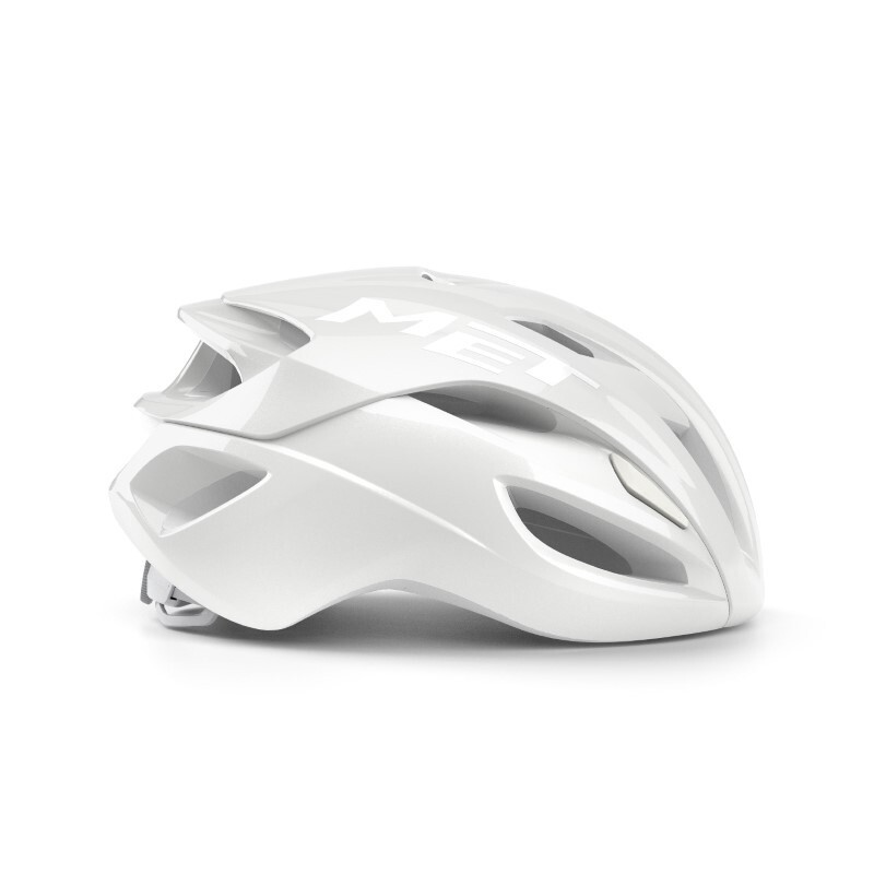 MET Casco bici da strada Met Rivale MIPS 2026 absolute white edition