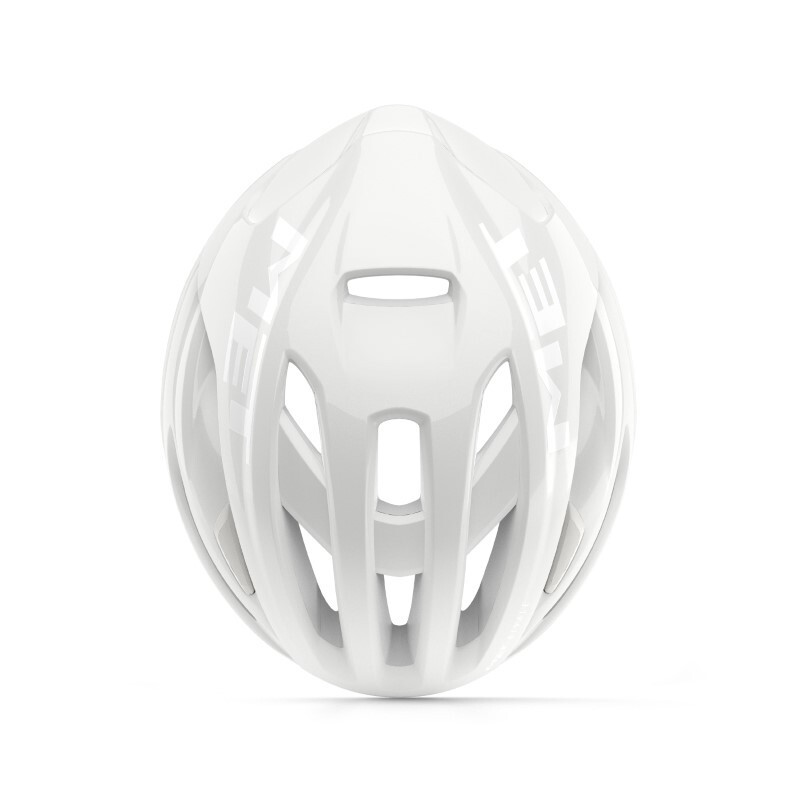 MET Casco bici da strada Met Rivale MIPS 2026 absolute white edition
