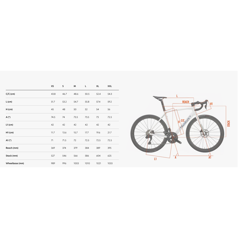 WILIER Bici da corsa WILIER GRANTURISMO SL SUPERRECORD WRL S ruote SWR40 carbon