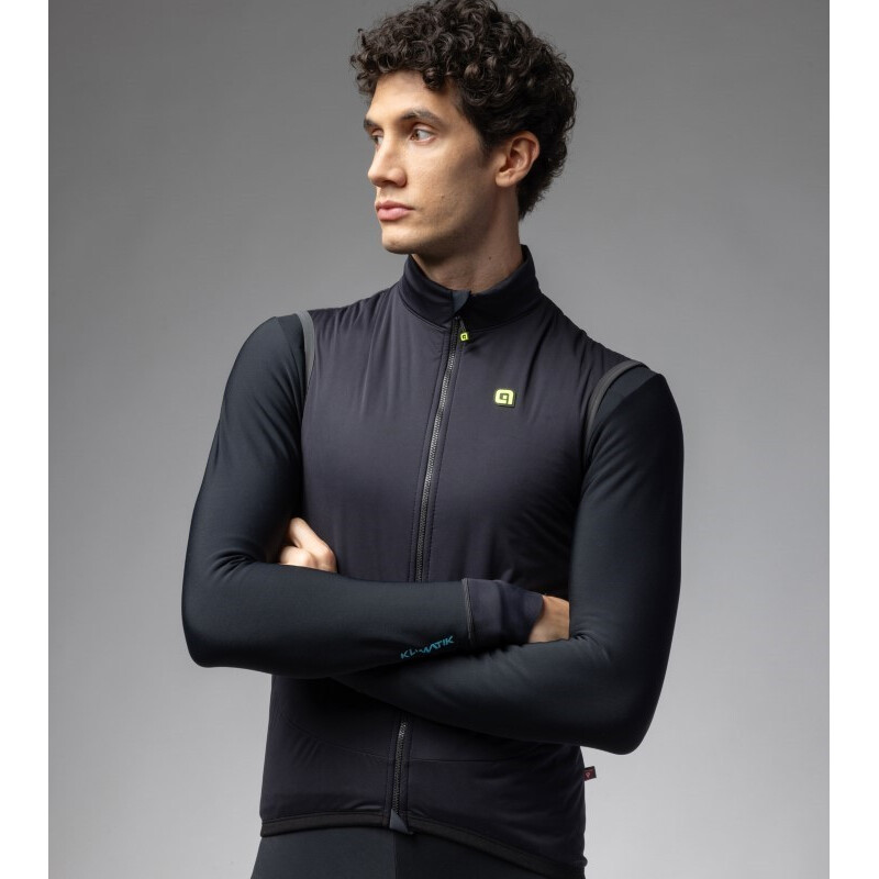 ALE Gilet ciclismo invernale ALE' KLIMATIK K-SMART nero 2026