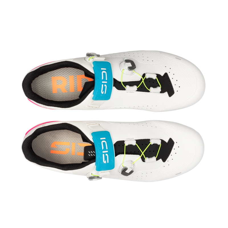 SIDI Scarpe bici da corsa SIDI GENIUS X WYVE WHITE FLUO