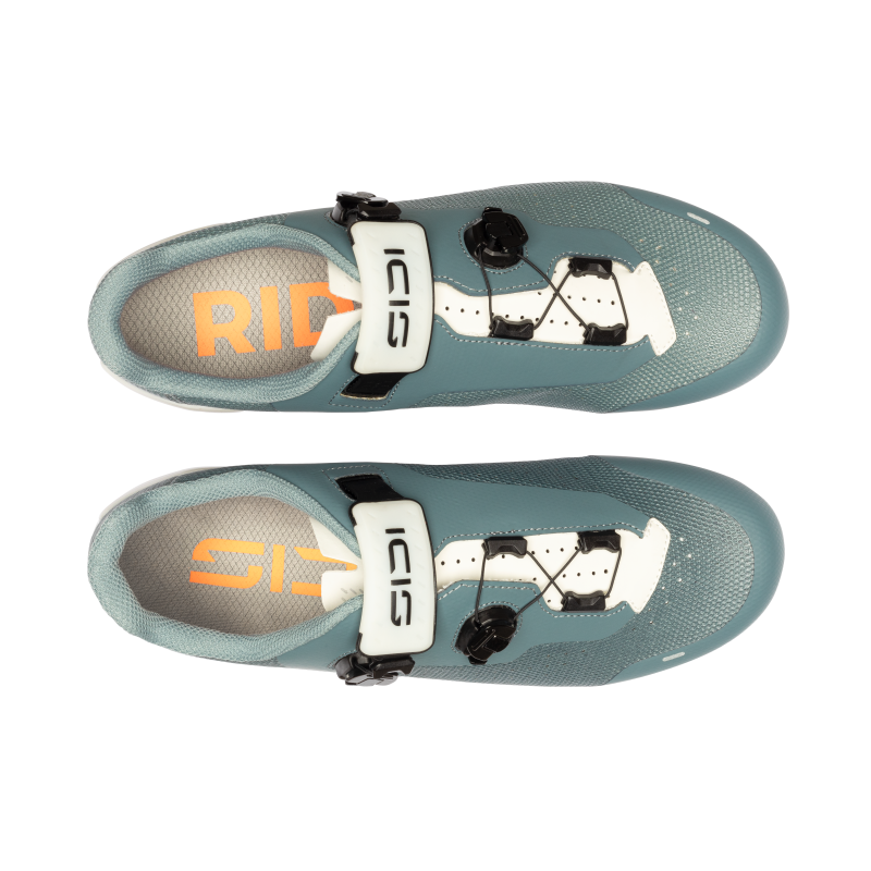 SIDI Scarpe bici da corsa SIDI GENIUS X WYVE FROST GREY ICE WHITE