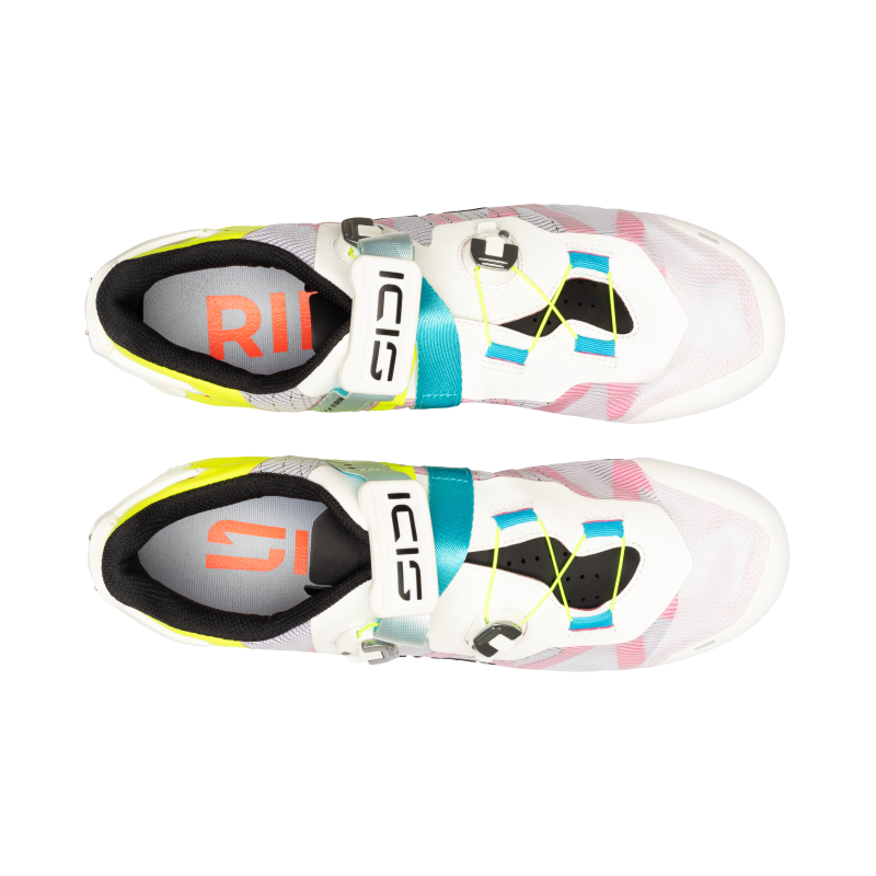 SIDI Scarpe bici da corsa SIDI WIRE 3 WHITE YELLOW FLUO