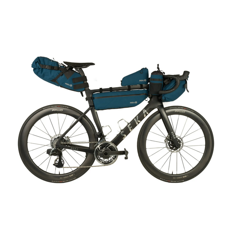 AGU Borsa bikepacking al manubrio AGU VENTURE SNACK PACK 1 litro blu