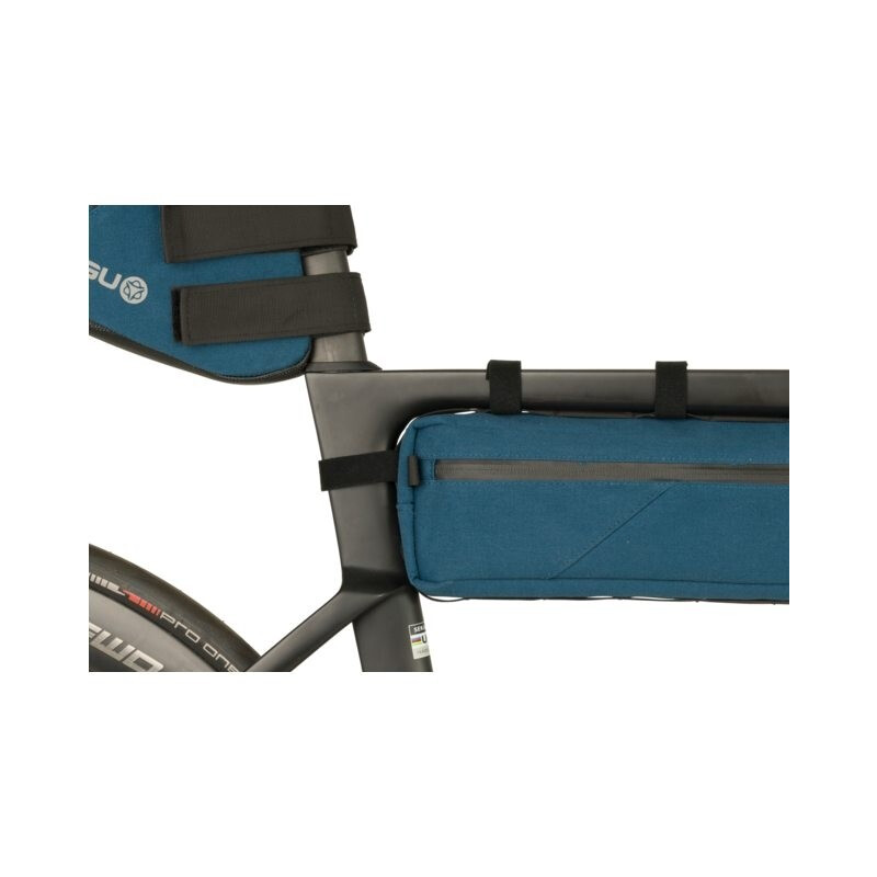AGU Borsa orizzontale al telaio bikepacking AGU VENTURE 4 litri blu