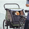 Thule Carrellino rimorchio bici per bambino o animali THULE Courier VINTAGE GREEN