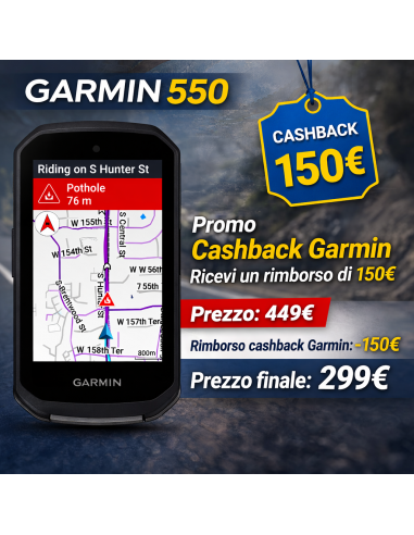 GARMIN Edge 550 Promo Cashback 150€