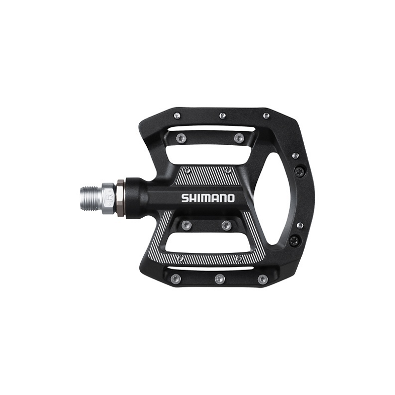 SHIMANO Pedali MTB FLAT PD-GR500 Nero
